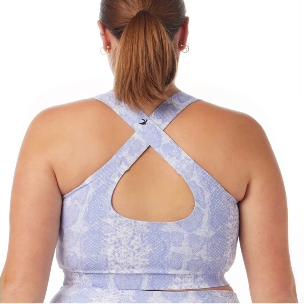 NEW Glyder Full Force Bra Lilac Snake